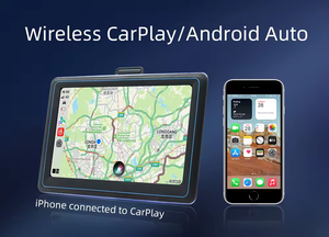 Pantalla portátil de 7 "Carplay inalámbrico y Android Auto Carscreen Monitor Radio FM Display Car Stereo Movie <span class=keywords><strong>Media</strong></span> Carplay - Product Image 5