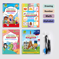 Cahier d'écriture à l'encre magique pour enfants, calligraphie, livre de calligraphie pour enfants
