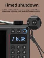 Lecteur vidéo radio FM portable F70 7 pouces 1080P, lampe torche d'urgence 4000 mAh, alarme SOS, lecteur MP3 pour les seniors et usage domestique