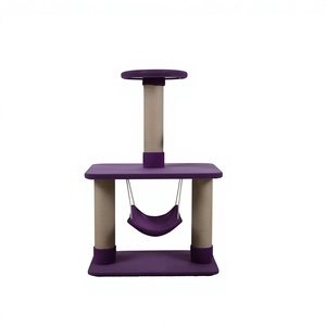Griffoir pour chat Amistar Cat Palace Violet Comfort de haute qualité, adapté à toutes les tailles de chats. - Product Image 1