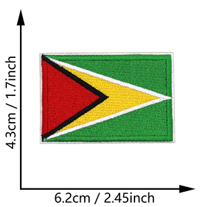 Drapeaux de Pays Sud-Américains Brodés En Stock Prêts à Expédier, Patches Thermocollants Sud-Américains pour Sac à Dos et Uniforme - Product Image 6