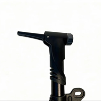 Jinta 140PSI Portable Mini Bicycle Manual Air Pump with Reversible Valve Head for Presta and Schrader Valves