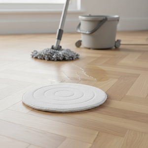 Gizmop 35 cm Floor Pad Microfiber Fabric Reusable Antibacterial Self-Wringer Durable for Parquet Flooring Dry/Wet Cleaning Home - Product Image 3