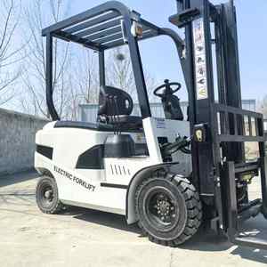 中国新型液压堆垛车小叉提升托盘堆垛机2吨电动叉车 - Product Image 2