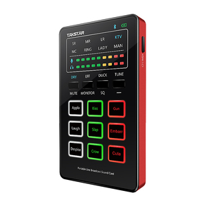 Takstar MX1mini profesyonel DJ mikseri etkileri için ses arabirimi canlı ses kartı ses değiştirici anahtar ses kartları karıştırıcılar - Product Image 1