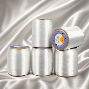 Fil élastique en cristal de qualité supérieure 0,5/0,6/0,7/0,8/1,0 mm, 1000 m/rouleau, fil transparent en TPU extensible pour la création de bijoux DIY - Product Image 1