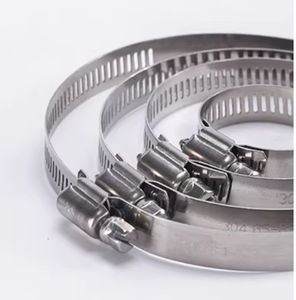 Abrazadera de manguera de acero inoxidable LGll 304 ajustable con ranura de 33-57 mm de ancho de banda - Product Image 6