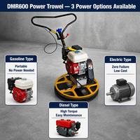 Allanadora de Concreto XUANHUA de Fábrica OEM, 580 mm, 3 Opciones de Potencia: Gasolina, Diésel, Eléctrica, 60-100 r/min, CE