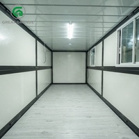 Petite maison pliable à faible coût conteneur de bureau préfabriqué maison fabriquée à partir de panneau sandwich maison modulaire préfabriquée de 20 pieds