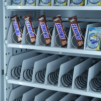Distributeur automatique de boissons et de collations intelligent ZhongDa MDA, écran tactile 22 pouces, construction métallique, conforme ADA, SDK activé, basé sur le cloud