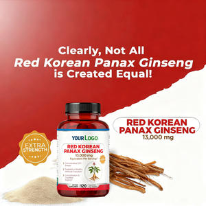Cápsulas de Suplemento Dietético de <span class=keywords><strong>Ginseng</strong></span> Panax Coreano Vermelho Certificado GMP para Suporte Imunológico e Energia - Vegano Orgânico com Capacidade Personalizável - Product Image 3