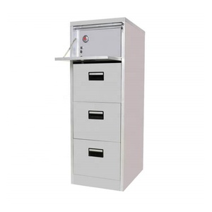 Nội Thất Văn Phòng Bằng Kim Loại Thép Kích Thước Hợp Pháp <span class=keywords><strong>4</strong></span> Ngăn Kéo Tủ Hồ Sơ Với Két An Toàn - Product Image 2