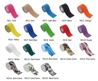 Bande de kinésiologie élastique en coton, bandage sportif de sécurité musculaire, motif imprimé, accessoire pour un style de vie actif, imperméable, 5 cm