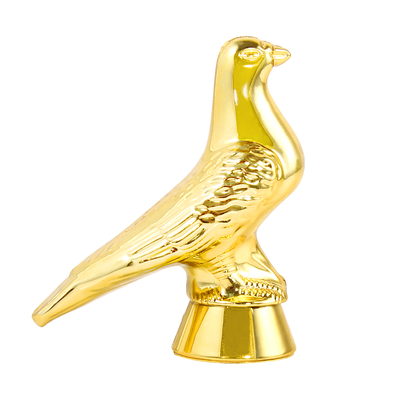 TOKIDNY Trophée Pigeon En Plastique Doré, Petit Prix Pour Remise De