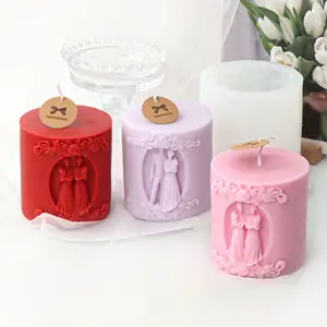 Buy Wholesale China Diy Art Crafts Tool Handmade Making Plastic Christmas Candle  Mould Taper Pillar Candle Mold & Candle Mold at USD 1.5