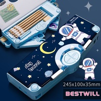BESTWILL Offre Spéciale en gros personnalisé multi-fonction mignon Anime école étuis à crayons pour enfants