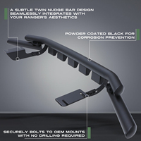 Nouvelle barre de protection avant CZX Ranger en acier robuste, à fixer par boulons, noir mat, résistante à la corrosion, pour T6-T9 2012-2026