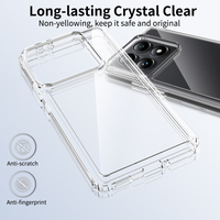 Transparent Clair TPU + Acrylique Cas De Téléphone De Couverture Arrière Hybride Pour Xiaomi 14T Pro