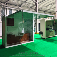 Cuisine extérieure modulaire préfabriquée en conteneur, unité de cuisine en conteneur, barbecue pour jardin, cour, villa, hôtel