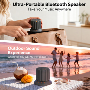 A8 High Sound Quality 5W 400mAh <b>Mini</b> Knob Adjustable Portable Desktop Wireless <b>Speaker</b> for Mobile Phone Computer - Product Image 3