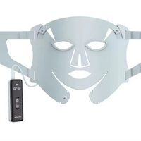 Appareil de soin du visage à domicile, 3 niveaux de luminosité, fonction minuterie, rechargeable par USB-C, équipement de soin de la peau du visage