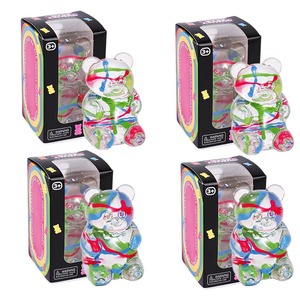 Ours en peluche souple à rebond lent, jouet sensoriel anti-stress, boîte cadeau colorée, vente en gros - Product Image 3