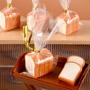 Accesorios de Comida en Miniatura para Casa de Muñecas, 1 Bolsa de Tostadas Simuladas, Juguetes para Muñecas - Product Image 1