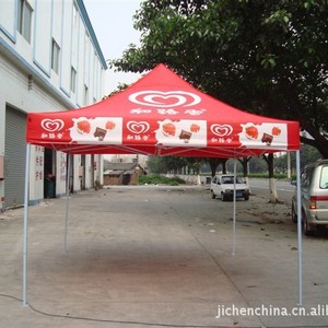 Carpa plegable cuadrada de 3x3 para exteriores, de tela Oxford impermeable, para exhibición. - Product Image 1
