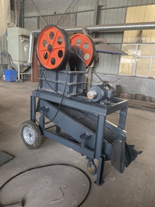 Tragbarer Mini-Backen brecher für Stein Gold Erz Basalt Beton Zerkleinerung Fabrik preis Mobile Stein zerkleinerung maschine Motor - Product Image 3