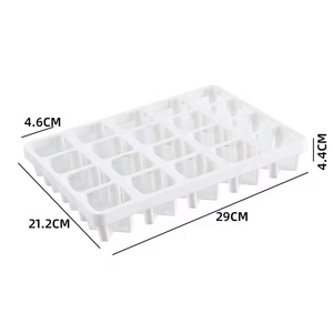 Palette support de pot de fleur <span class=keywords><strong>rectangulaire</strong></span> 20/24 trous pots succulents en plastique en pot plateaux de transport - Product Image 3