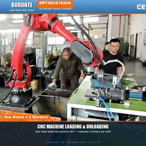 Bras robotisé Borunte BRTIRUS1820A à 6 axes, portée de 1850 mm, charge utile de 20 kg, insertion de tubes en acier CNC, précision de 0,05 mm, 380 V triphasé, CE IP54 - Product Image 3