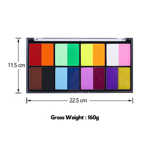 Shinein Profesional Agua Activada Resplandor Uv Neón <span class=keywords><strong>Pintura</strong></span> Fluorescente Halloween Split Cake <span class=keywords><strong>Pintura</strong></span> Facial - Product Image 3