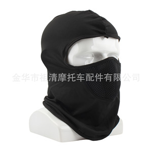 Pasamontañas Zuqing Talla Única Negro de Malla para Ciclismo al Aire Libre, Forro de Casco de Motocicleta, Protección Solar y Antipolvo - Product Image 2