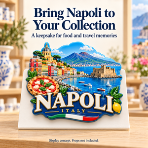 Imán de Resina para Refrigerador WeiVista <span class=keywords><strong>Napoli</strong></span> Italia, Monte Vesuvio, Ciudad Costera, Recuerdo Turístico, Fabricante Mayorista Personalizado - Product Image 3