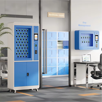 Sistema Inteligente de Gestión de Llaves para Alquiler de Coches, Dispensador Automático de Llaves, Software Fácil de Usar, Soporte 24/7, Gabinete de Control Ensamblado