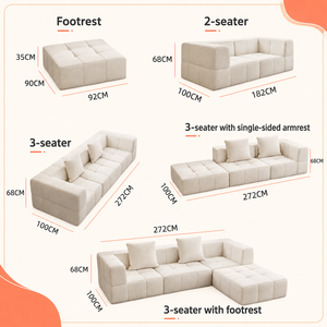 <span class=keywords><strong>Sofá</strong></span> Modular Nórdico Moderno Comprimido en Caja, Muebles <span class=keywords><strong>de</strong></span> Sala <span class=keywords><strong>de</strong></span> Estar <span class=keywords><strong>de</strong></span> Tela, <span class=keywords><strong>Sofá</strong></span> <span class=keywords><strong>de</strong></span> Espuma Completa con Empaque al Vacío, Juego <span class=keywords><strong>de</strong></span> Sofás <span class=keywords><strong>de</strong></span> Lujo - Product Image 3
