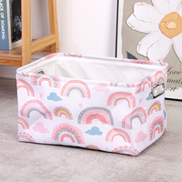 Modèles d'impression bébé panier cadeau panier vide mignon jouet bac de rangement organisateur boîte rectangulaire chambre décor pour la maison livres