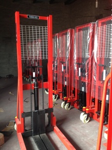 2 tấn 2m 1.6m Hướng dẫn sử dụng xe nâng <span class=keywords><strong>Stacker</strong></span> Pallet xe nâng chất lượng tốt với PU Nylon bánh xe cao su Trung Quốc nhà máy - Product Image 3