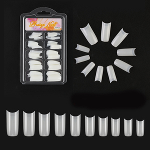 100 Pz/scatola Attrezzi di Arte Del Chiodo Francese Punte False Del Chiodo Falso Acrilico Francese Tips Salon False Nail Tips - Product Image 6
