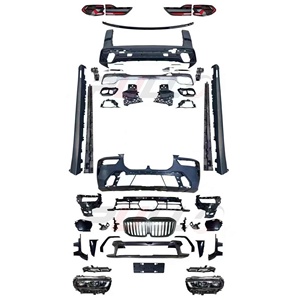 Parachoques para <span class=keywords><strong>BMW</strong></span> X7 G07 19-22 a <span class=keywords><strong>2023</strong></span>+ Modelo Deportivo, con Rejilla, Faros Delanteros, Luces Traseras y Faldones Laterales - Product Image 1