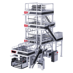 CHENQI 5-Layer Film Blowing Machine Professional Technical Support LDPE/HDPE/PVC/PP <b>Plastic</b> <b>Extruder</b> Film Blowing Machine - Product Image 2