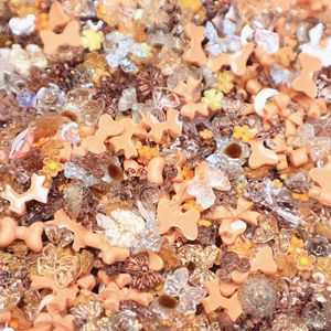 Mini Dijes <span class=keywords><strong>de</strong></span> Resina 500pcs/Bolsa, Lazo <span class=keywords><strong>Aurora</strong></span>, Flor Luminosa, Camelia para Uñas, DIY, Pinzas para el Cabello - Product Image 5