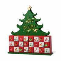 Calendrier de l'Avent de Noël en carton de luxe, boîte mystère pour des jouets surprenants et des promotions saisonnières