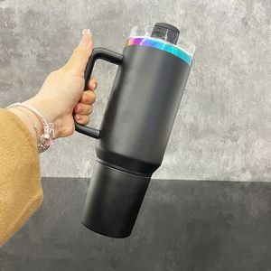 Gobelet isotherme extérieur en acier inoxydable à double paroi, grande capacité 40oz H2.0, revêtement poudré, avec base dissimulée pour gravure laser - Product Image 3