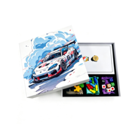 Boîte à couvercle personnalisée, ensemble de jeu de société de luxe pour table, jeux de stratégie modulaires personnalisables, composants de jeux éducatifs, articles en bois, jeu de cartes