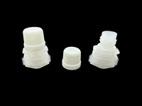 Emballage souple en sachet avec bouchon verseur en plastique de 8 mm de diamètre pour liquides, gels, sauces, gelées, sachets de recharge, emballage cosmétique