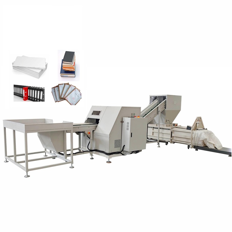 Industrial Paper Waste Shredder Baler for