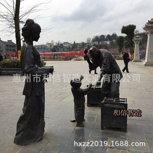 Bronze Lion Statue Chinese Folk Art Sculpture Outdoor Decor Housewarming Gift Lifelike Ornament Hx21413 - Product Image 5