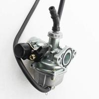 GOOFIT PZ19 Carburateur de moto 19mm avec starter manuel de remplacement pour 50cc 70cc 80cc 90cc 110cc 125cc CRF XR50 CRF50 XR70 CRF70
