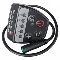 Controlador de Pantalla LED para Bicicleta Eléctrica Bafang DZ888, Protocolo UART para Pantalla de Bicicleta Eléctrica con Motor Central BBS01B BBS02B BBSHD